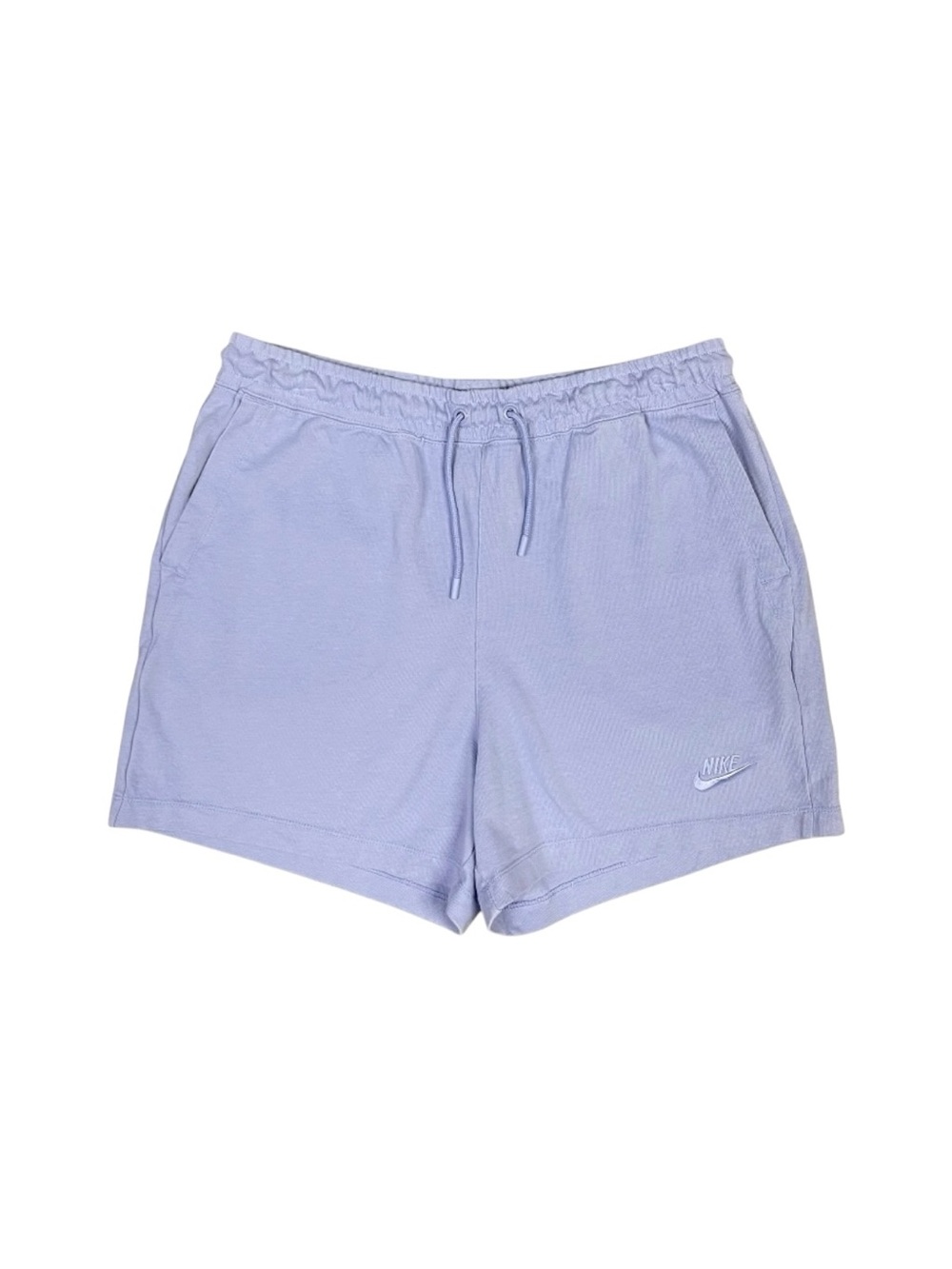 Nike Sportswear Jersey Shorts Women’s Medium Lilac Cotton Loose Fit